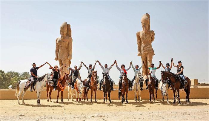 이집트 카이로, 룩소르, 홍해에서 즐기는 야자수, 피라미드, 그리고 말을 탄 파라오 8일